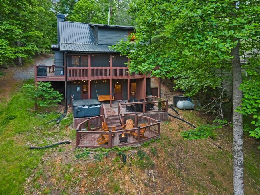 Lakeside Retreat Hot Tub Fishing Hiking Ellijay Kültér fotó